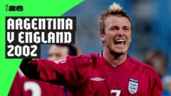 アルゼンチン対イングランド 2002 - ベッカムの償還