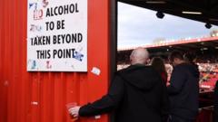 バーナム、スタンドでのフットボールファンの飲酒禁止は「差別」だと発言