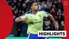 サウサンプトンがアーセナルに衝撃を与え、FAカップ準決勝進出を決めた